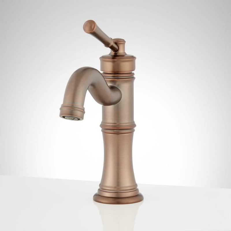 Oil Rubbed Bronze Single Hole Bathroom Faucet L2468