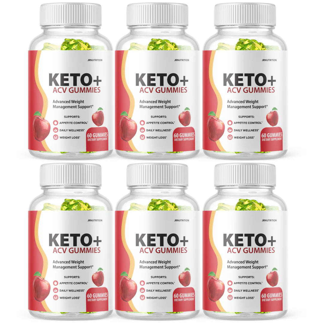 Keto ACV 500mg Gummies 6 Bottles K73581