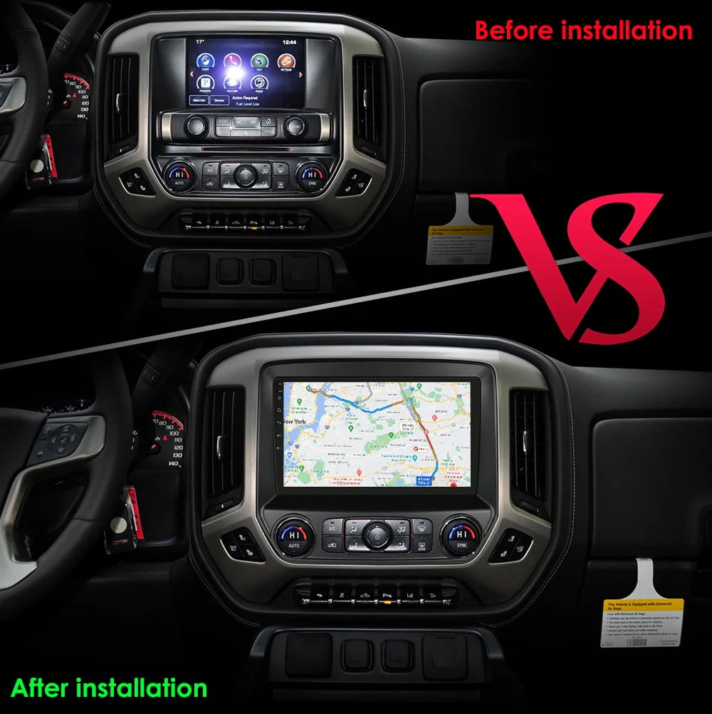 10.1 Touch Screen Android 12 Carplay 32GB Bluetooth GPS Car Stereo Radio W68543