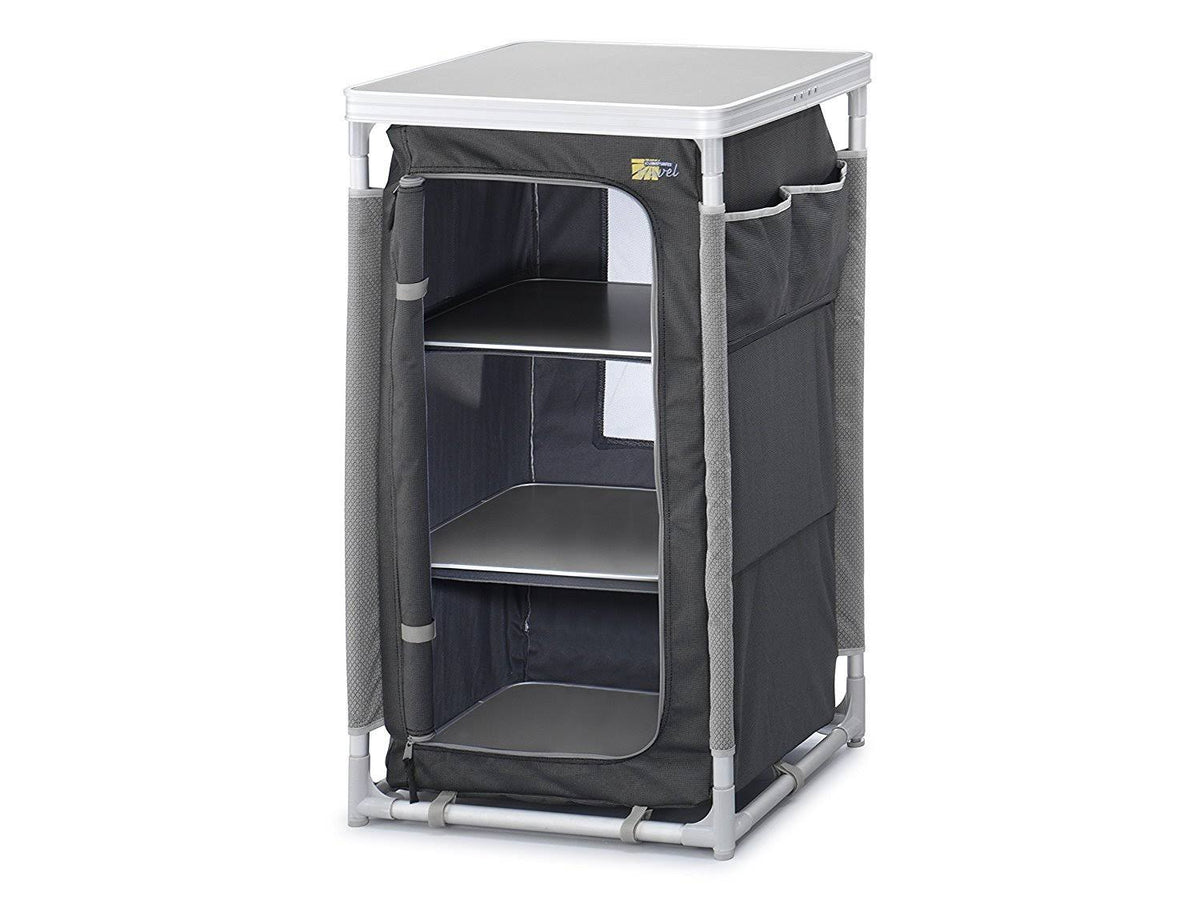 Travel Camping Cupboard with 4 Adjustable Feet and 3 Layers T92181