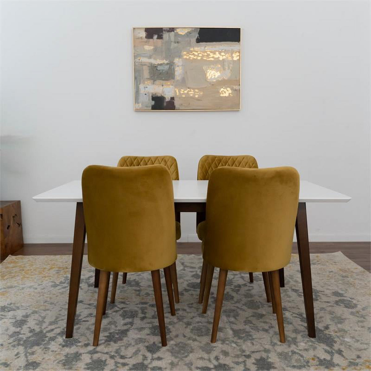 Mid Century Modern Dining Table Set for 4 P22049