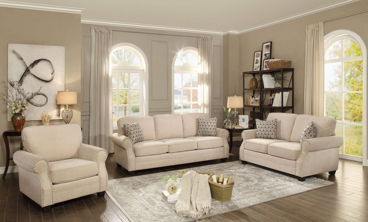 Natural Tone Loveseat O4174