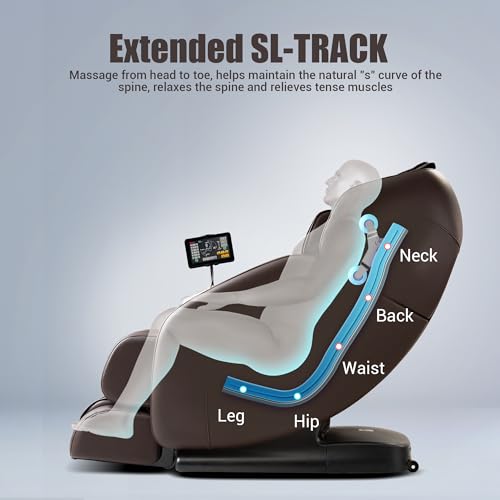 Zero Gravity SL Track Shiatsu Massage Recliner Chair with Heat L750