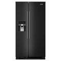 36 in. 25 cu. ft. Side-by-Side Refrigerator in Black B544