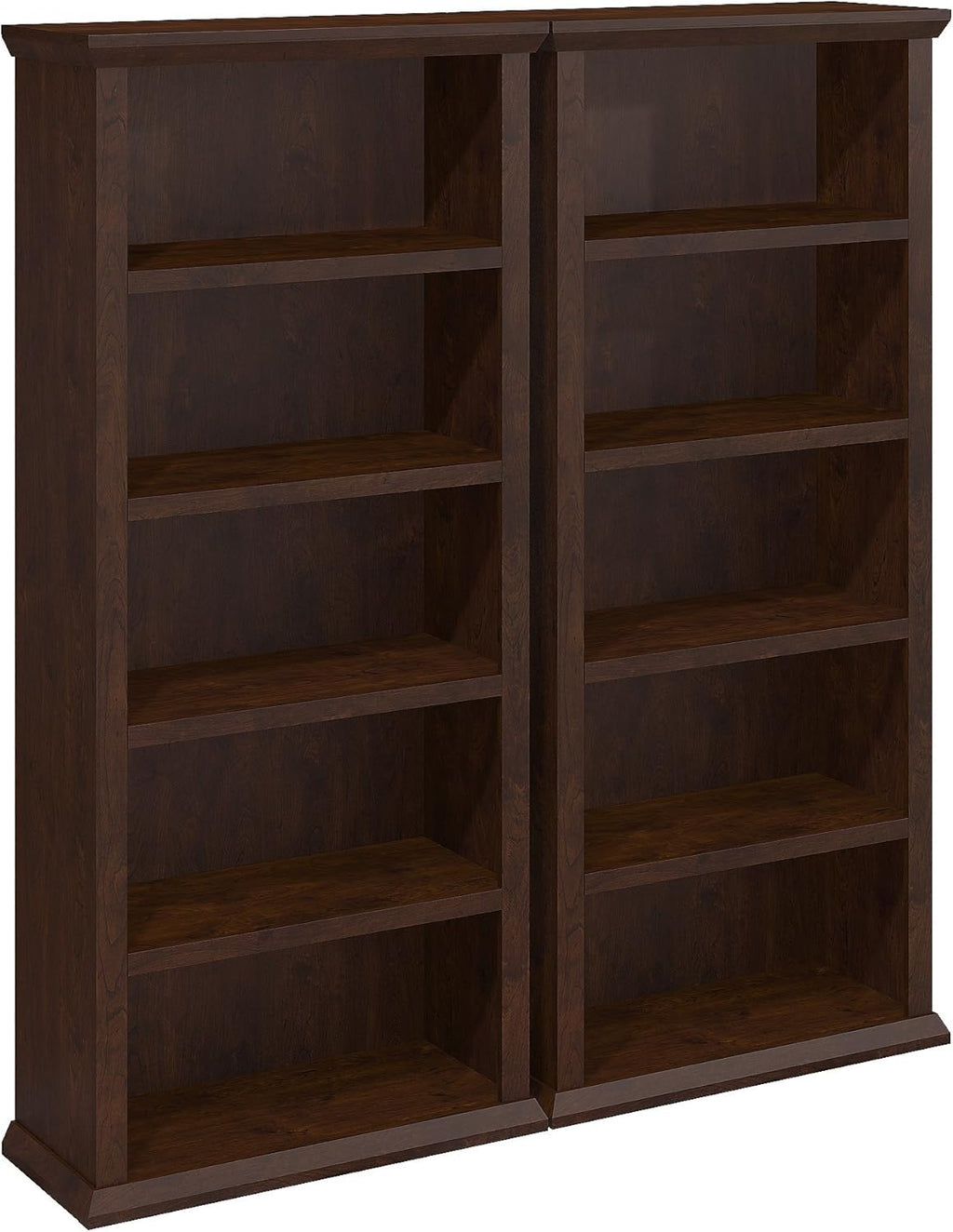 Antique Cherry 5 Shelf Bookcase S52844
