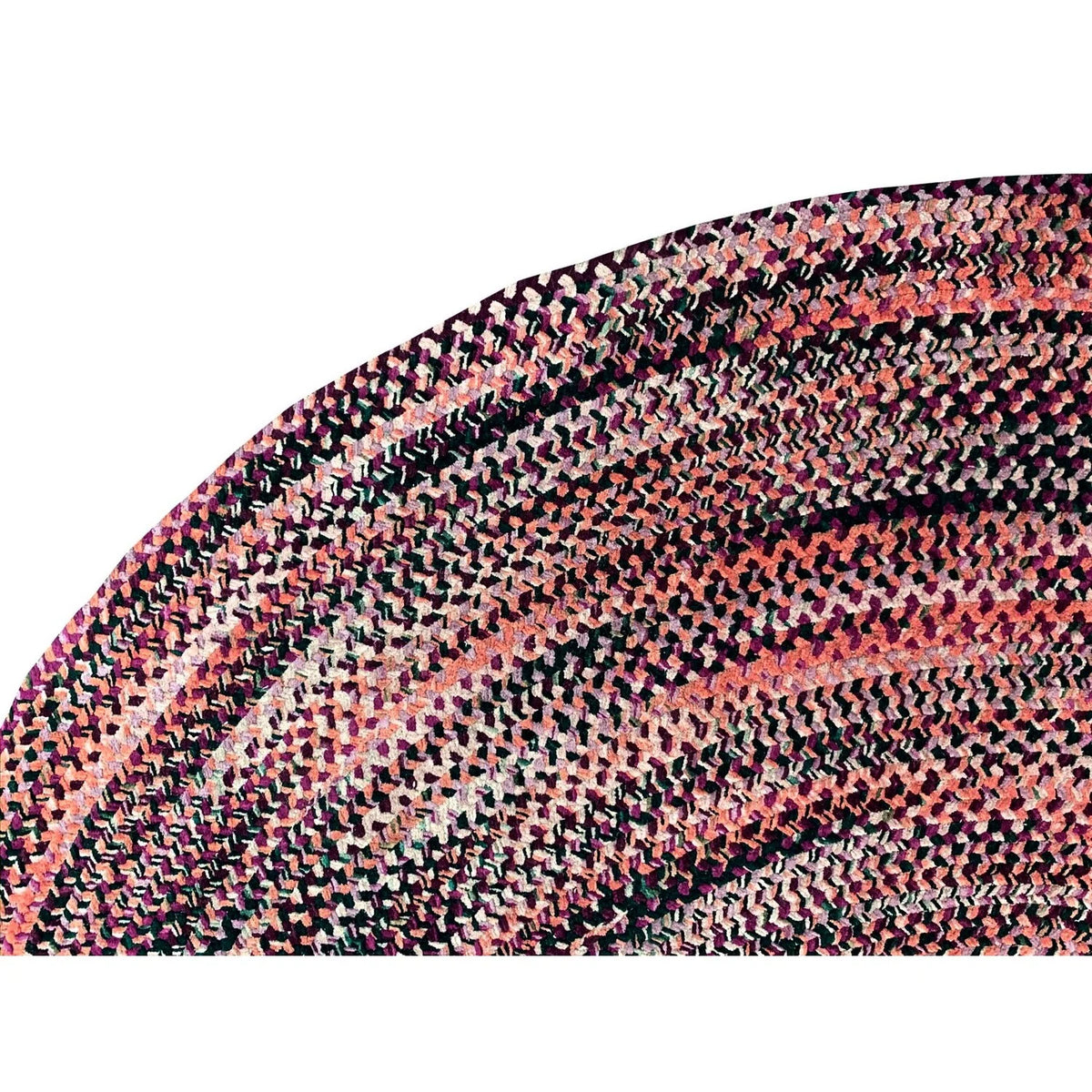 100% Cotton Octagonal Braided Rug B7045