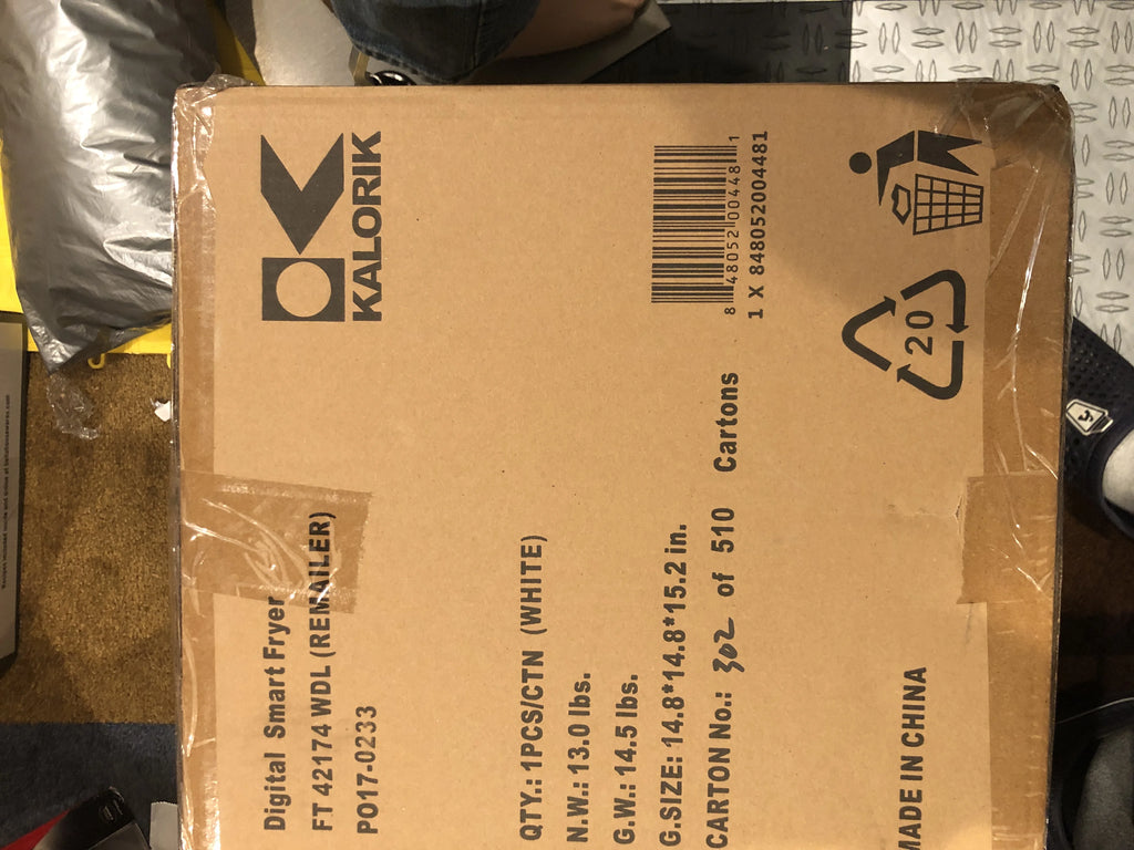 White 3.2 Quart Digital Air Fryer F9126