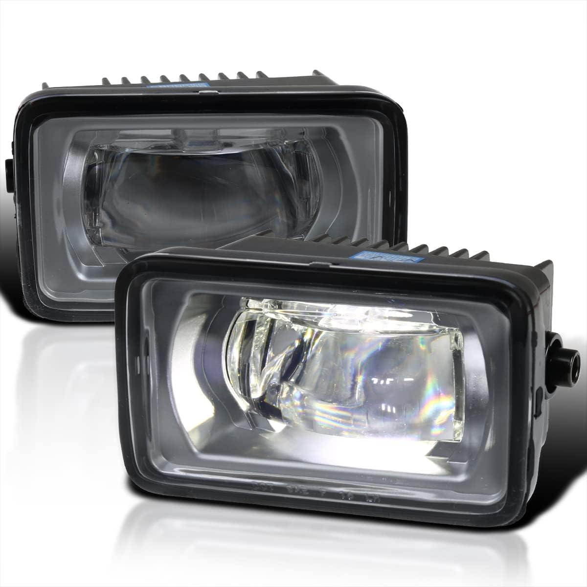 Smoke Lens LED Fog Lights Compatible with Ford F250 F350 Super Duty 2017-2018 Pair O723477