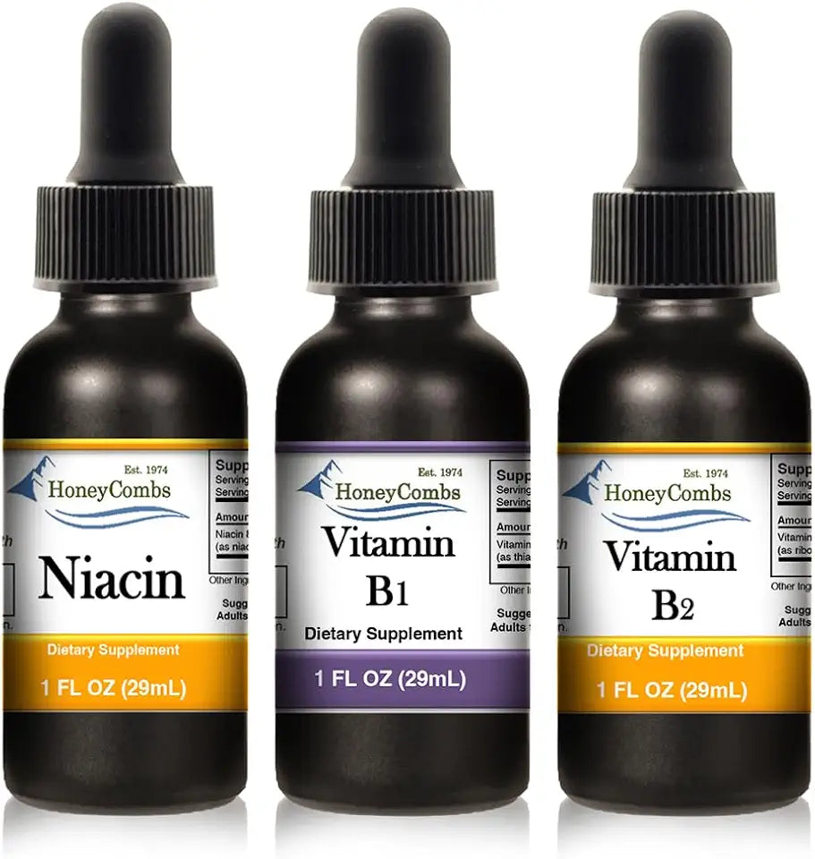 Vitamin B2 B1 B3 Niacin Drops 1 Fl Oz T576381