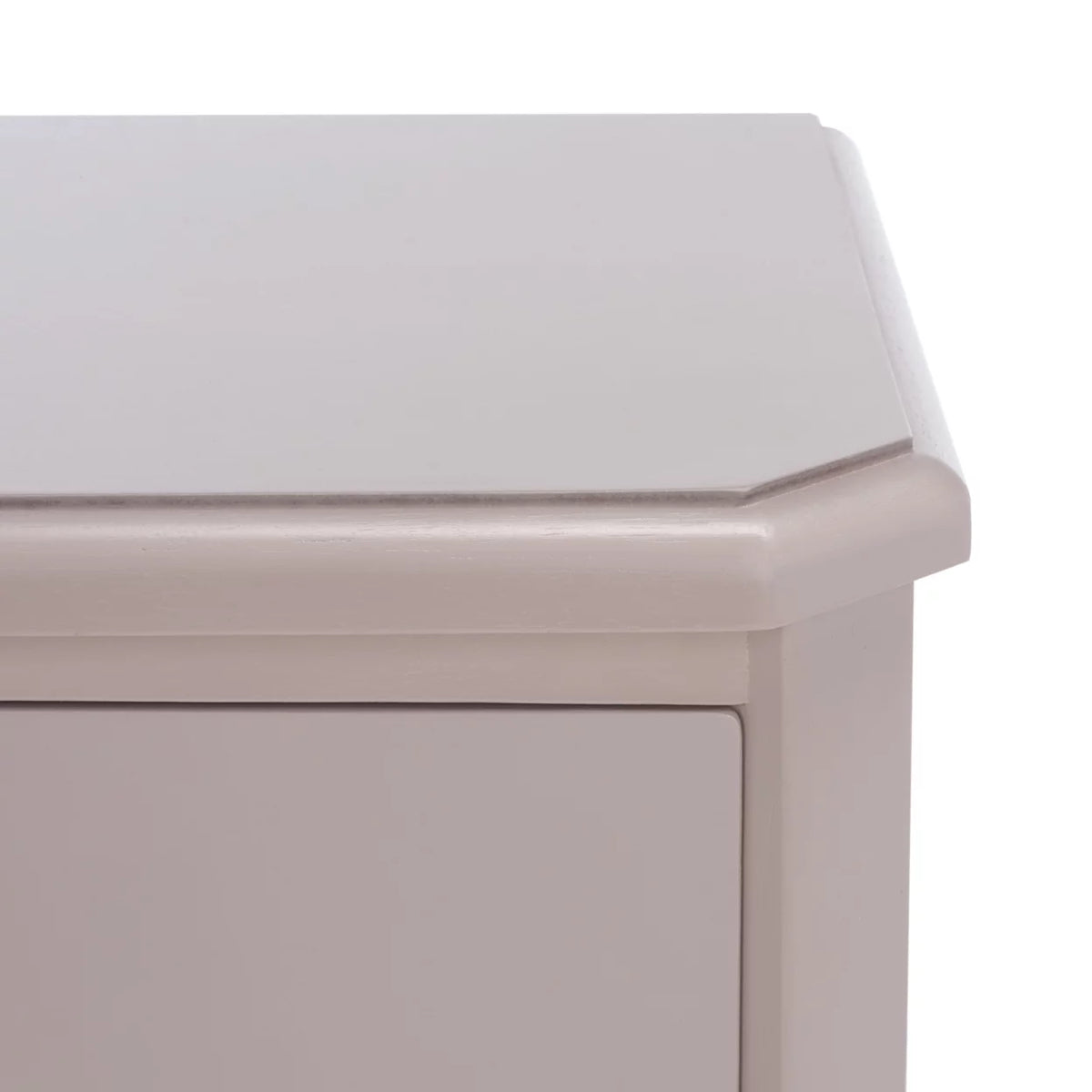 Grey End Table With Storage Drawers B336457