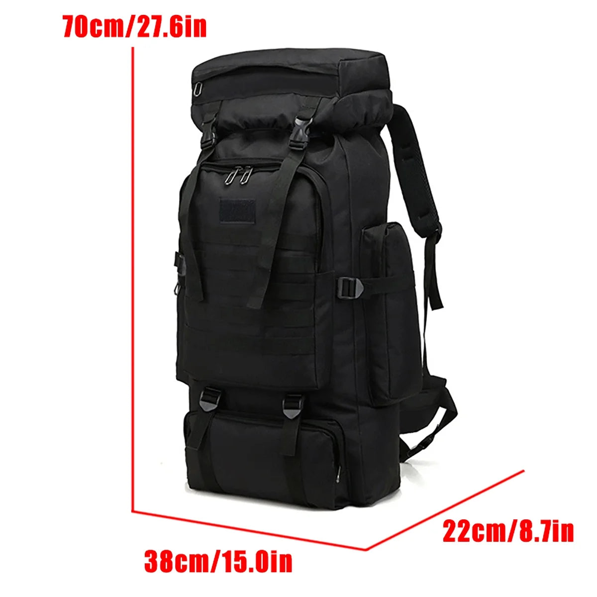 80L Waterproof Hiking Backpack K3234