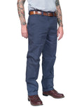 Navy Blue Slim Straight Work Pant C328