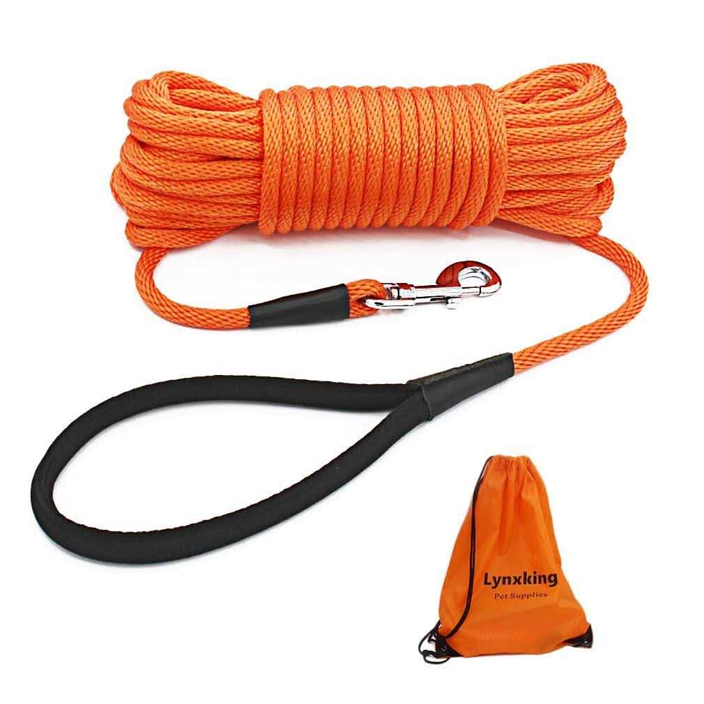 Check Cord Dog Leash Long Lead Training Tracking Line 10ft 15ft 30ft 50ft H6946