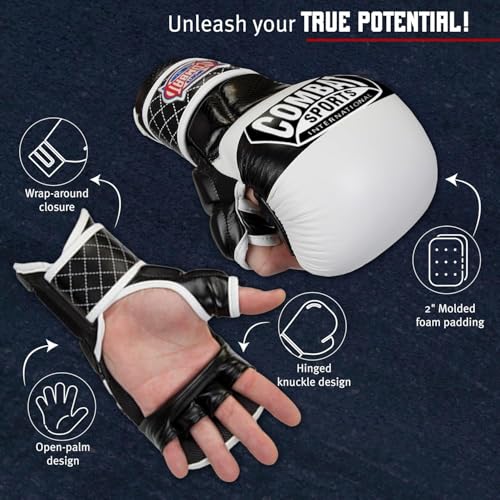 Open Palm Fingerless MMA Training Gloves H92296