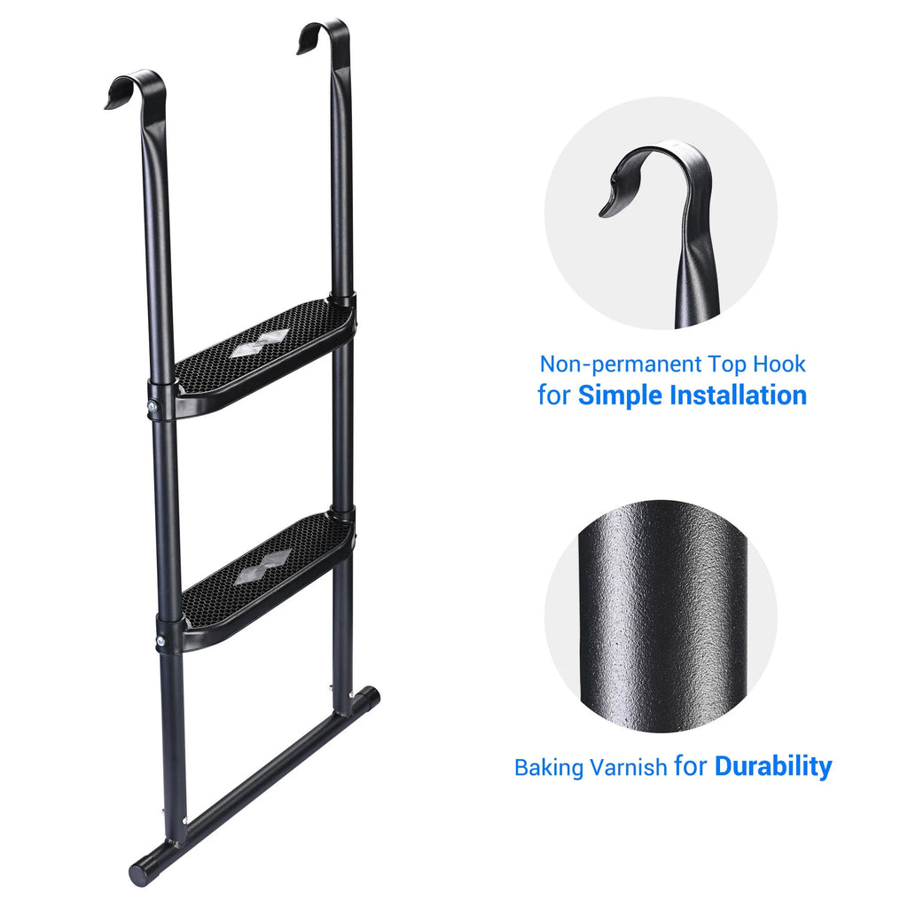 2 Step Trampoline Ladder with Shoe Bag D986856