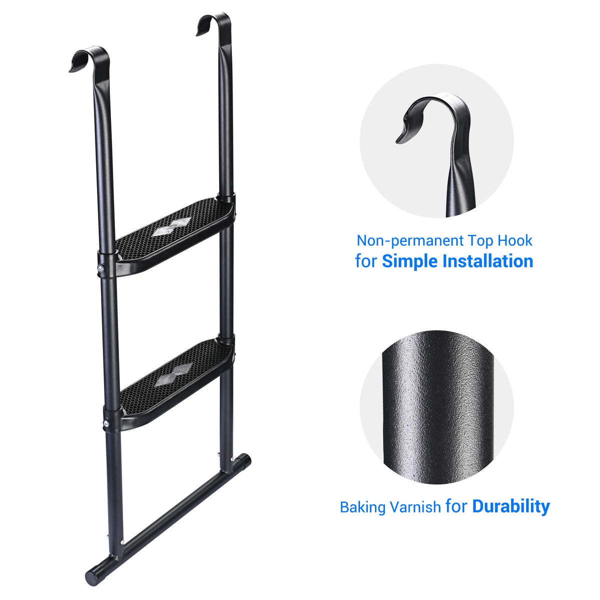 2 Step Trampoline Ladder with Shoe Bag D986856