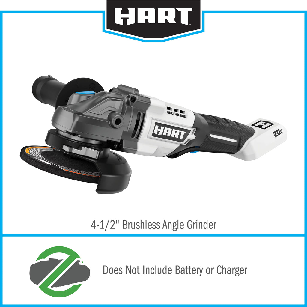 20-Volt Brushless 4-1/2-inch Angle Grinder/Cutoff Tool D6129