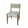 Gray and Brown Weaving Chair W396