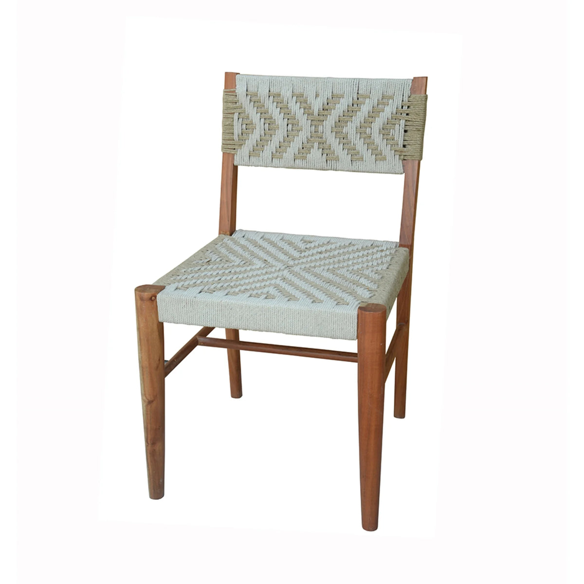Gray and Brown Weaving Chair W396