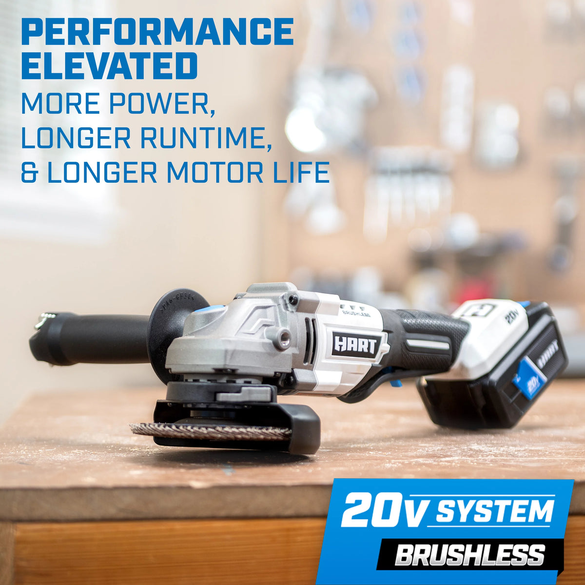 20-Volt Brushless 4-1/2-inch Angle Grinder/Cutoff Tool D6129