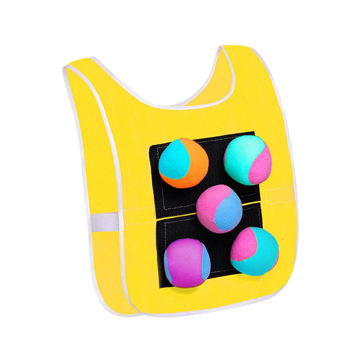 Yellow Sticky Ball Dodgeball Game with Vest E114