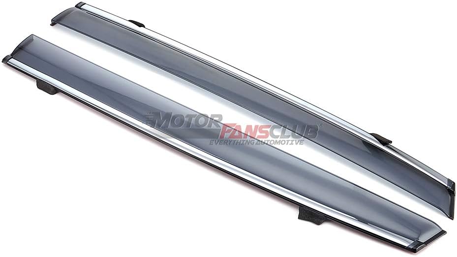 4pcs Smoke Tint PVC Window Visor Rain Guard for Acura MDX 2014-2017 H2375