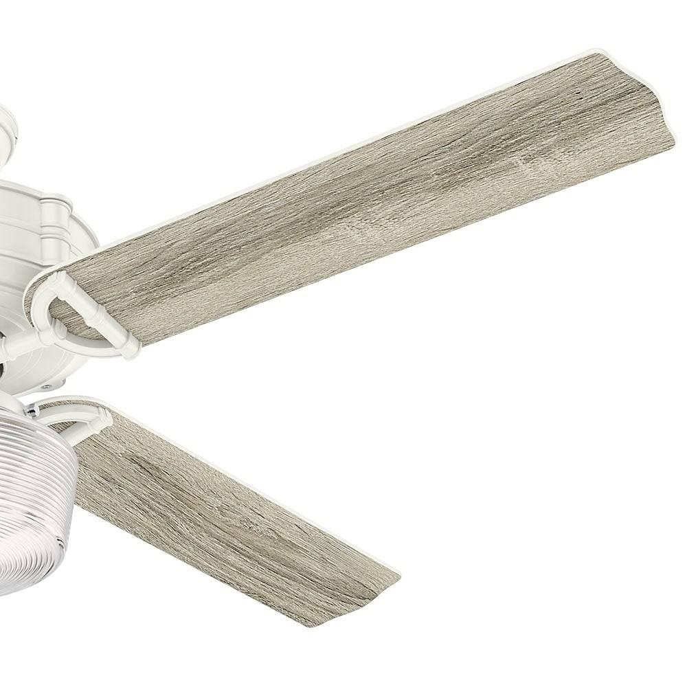 Fresh White Ceiling Fan with Light J282