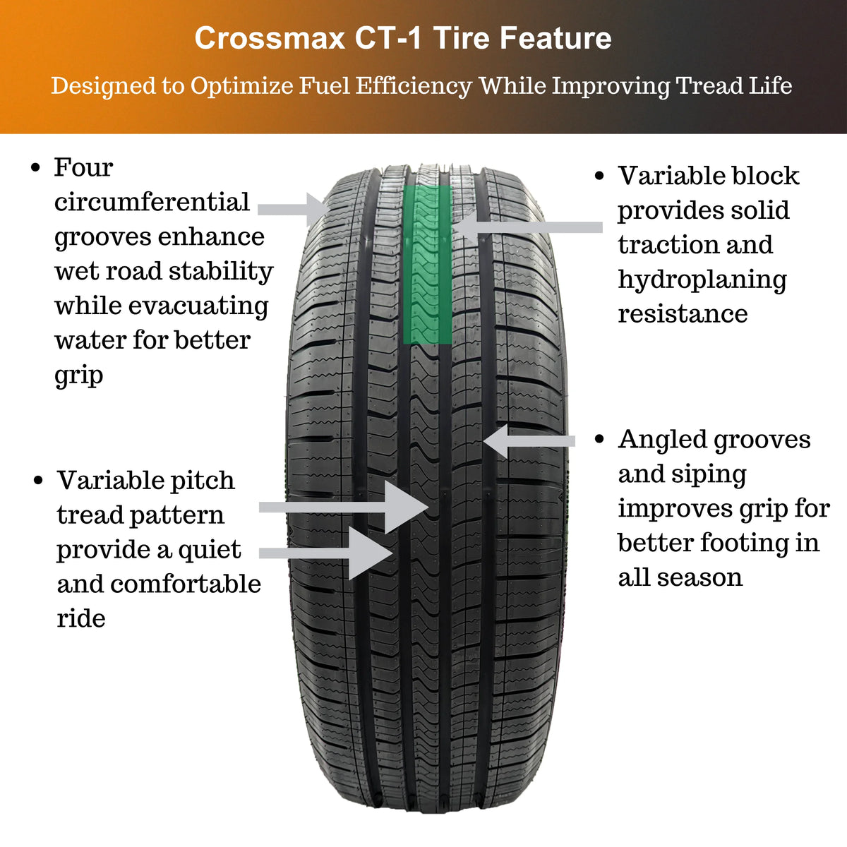 205/60R16 92V XL All-Season Tire Q664818