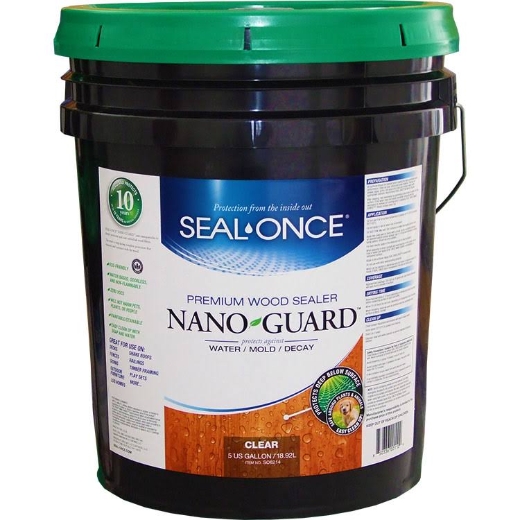 Clear 5-Gallon Wood Sealer E783