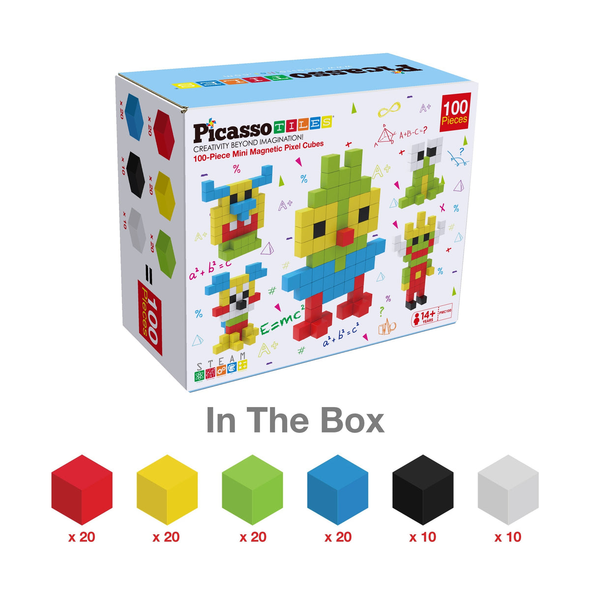 100 Piece Magnetic Cube Puzzle Toy Kit W66523