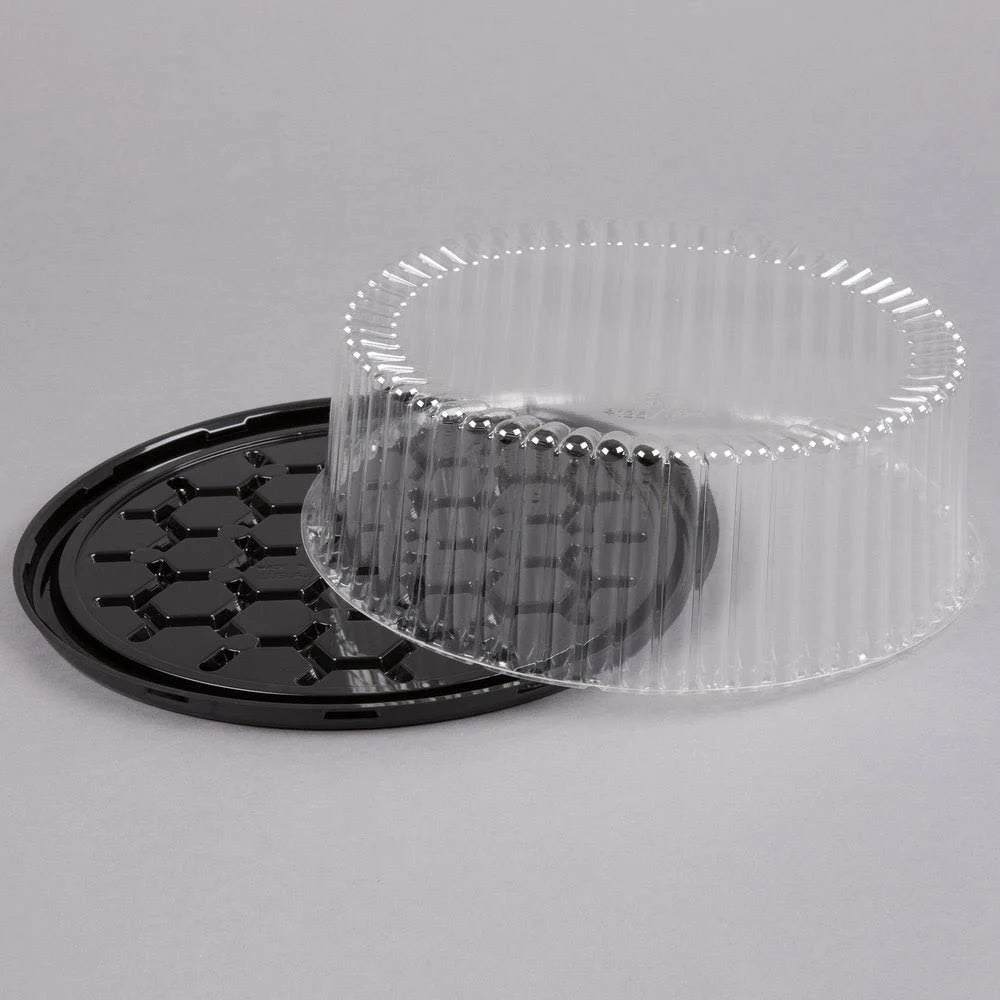 9x22 1-2 Layer Cake Display Container with Clear Dome Lid - 80/Case X39495