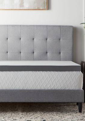 California King Bamboo Charcoal Memory Foam Topper L915