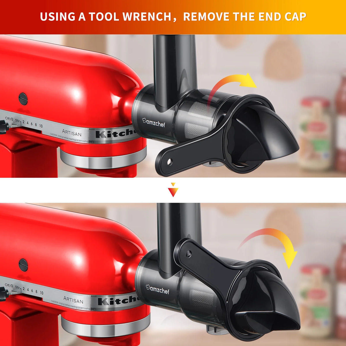 Black Citrus Juicer Attachment for Stand Mixers Z2363