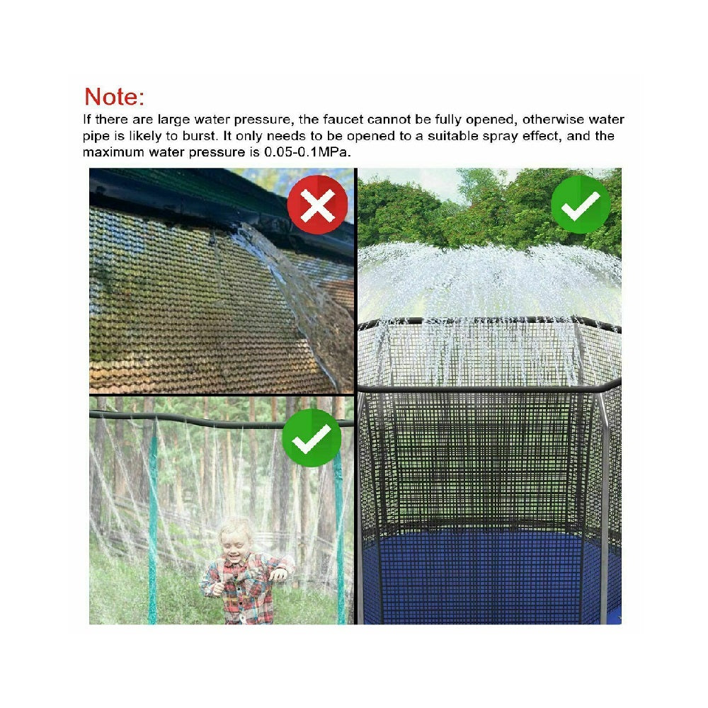 49ft Trampoline Sprinkler Outdoor Water Toy X80253