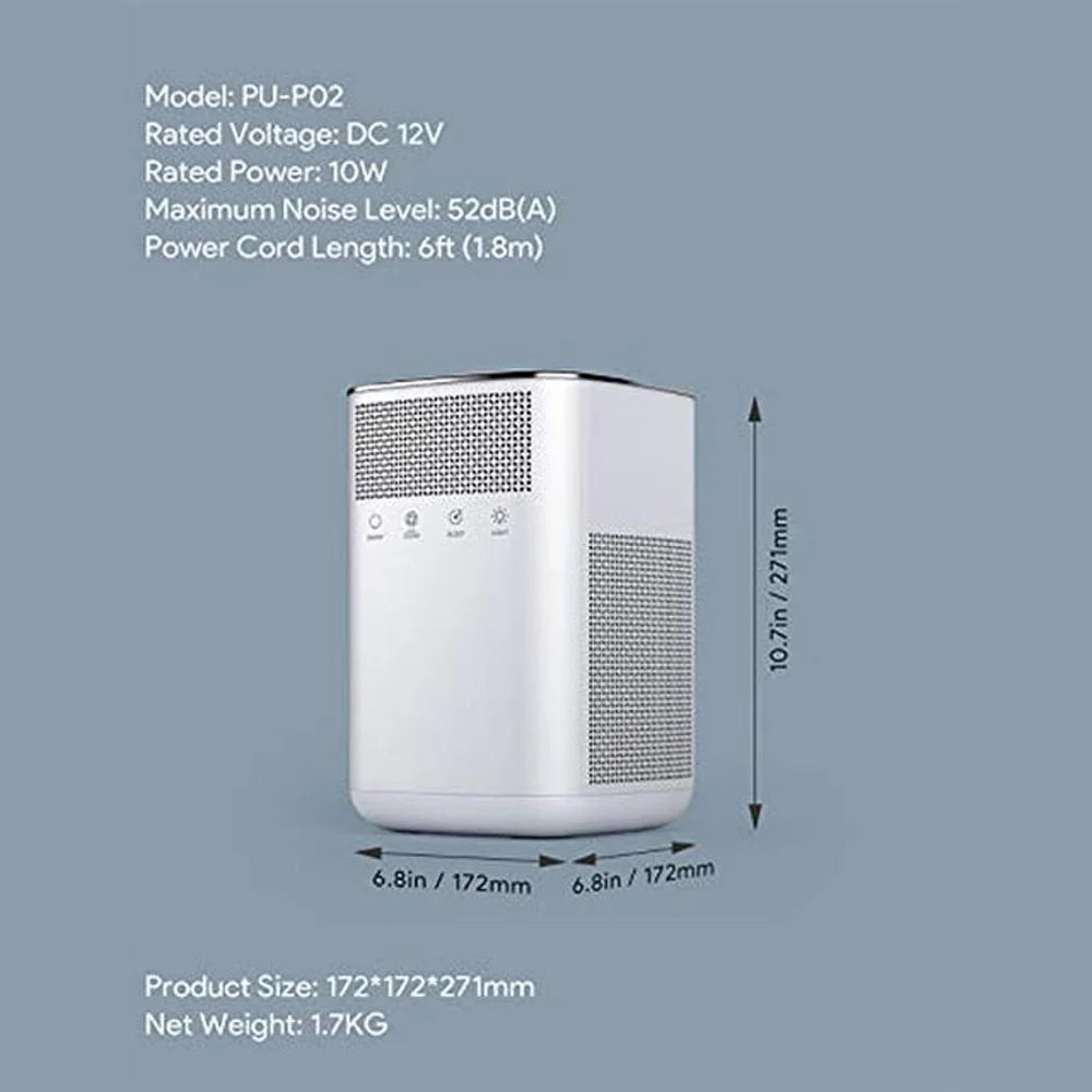 HEPA Air Purifier with Activated Carbon Filter I863386