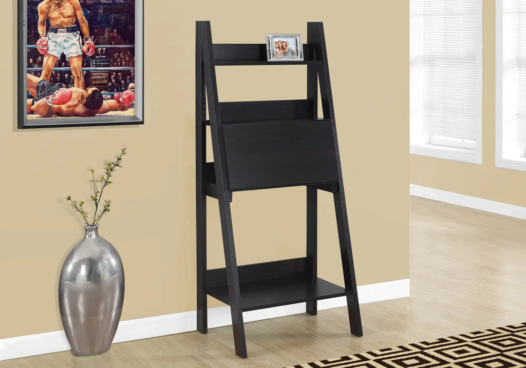 61" Coffee Brown Ladder Computer Desk N4065