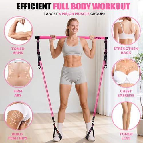 Pilates Bar Kit with Resistance Bands C505
