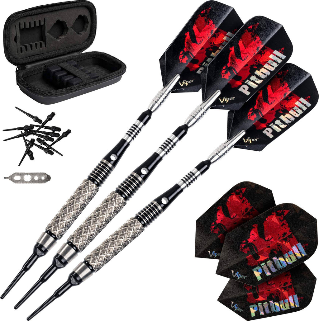 90% Tungsten Soft Tip Darts with Storage/Travel Case, 18 Grams E176527