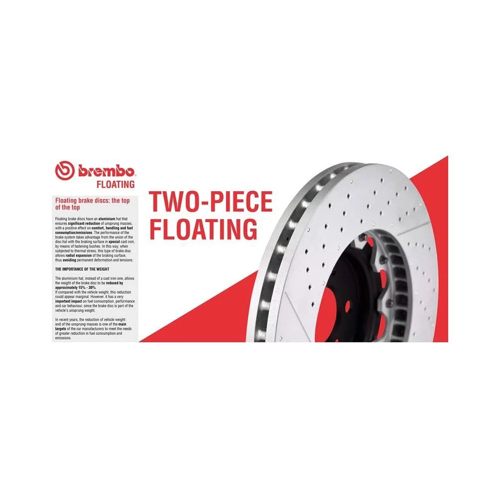 Floating Front Left Disc Brake Rotor K6334