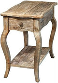 Reclaimed Wood End Table with 1 Drawer G892