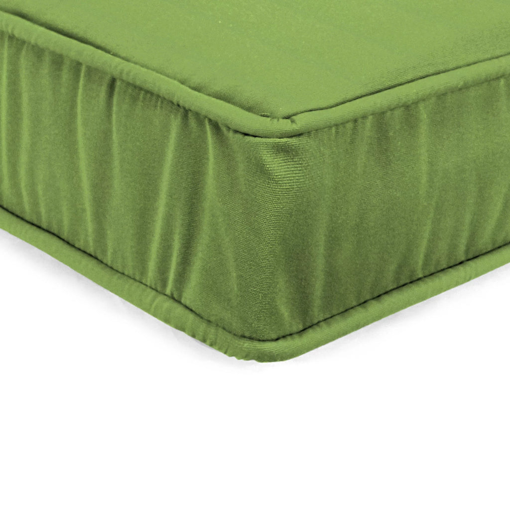Green Square Outdoor Deep Seat Cushion with Ties P82531