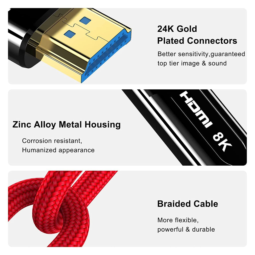 8K HDMI Fiber Optic Cable 50FT M446