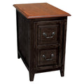 Slate Black Shaker Cabinet End Table X773