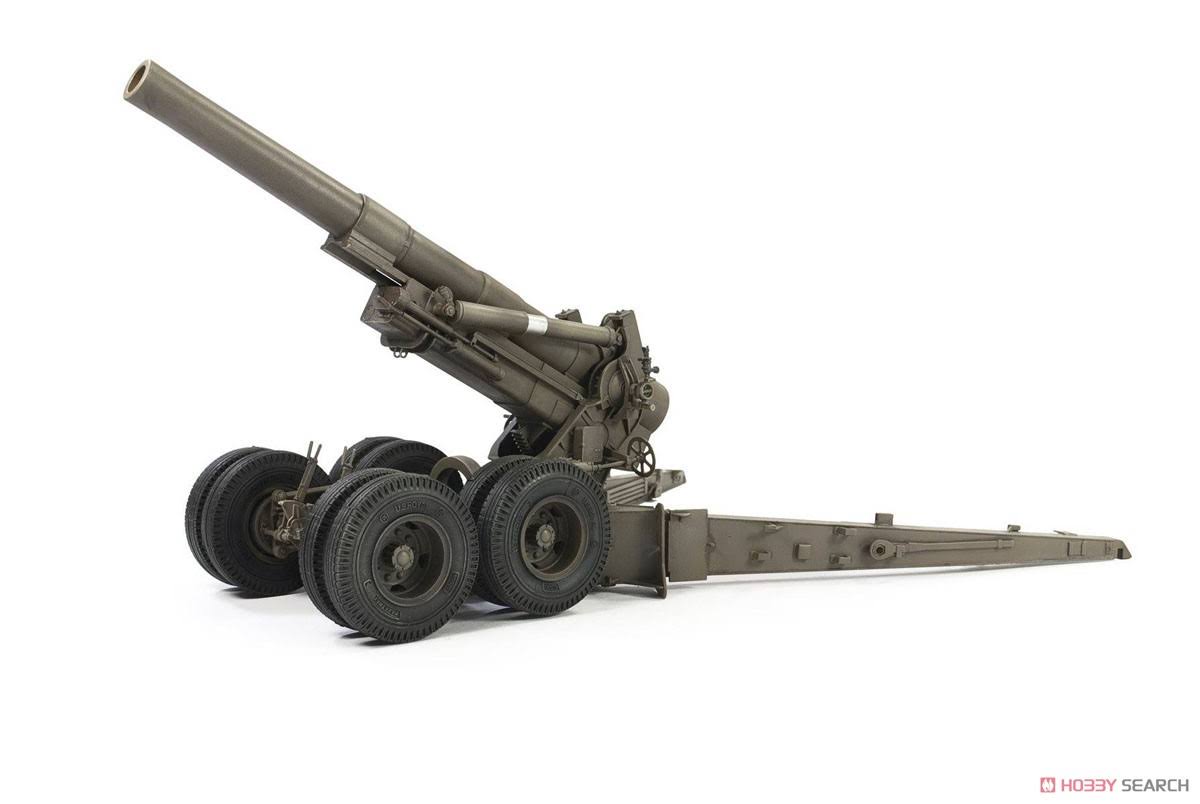 WWII 8 inch Howitzer M1 1/35 Scale Plastic Model Kit W59484