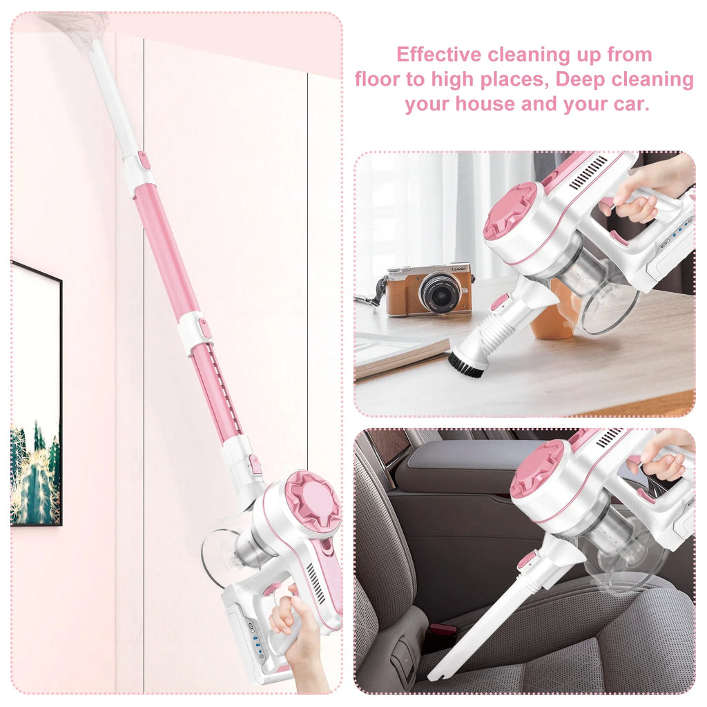 Cordless Stick Vacuum Cleaner with 2200mAh Lithium Batteries H74177