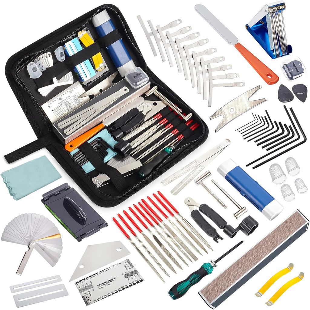 65 Pieces Guitar Repairing Maintenance Tool Kit I47372