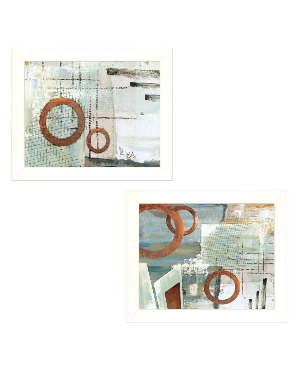 White Frame 2 Piece Vignette Y667