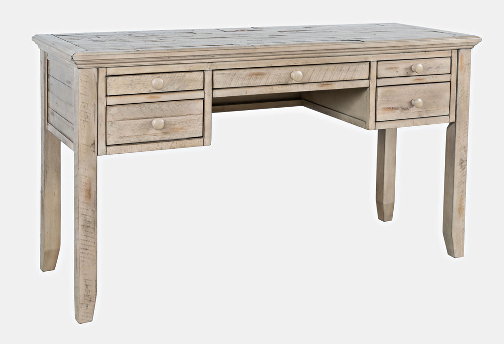 Distressed Acacia USB Charging Desk E1952
