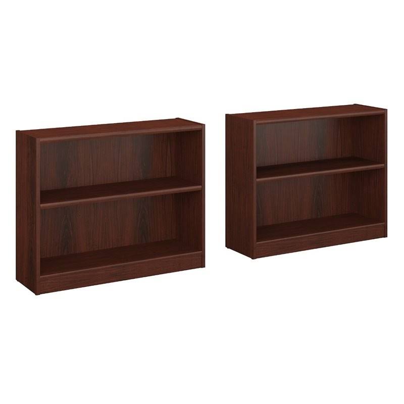 2 Shelf Bookcase in Vogue Cherry (Set of 2) I447