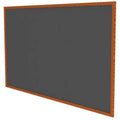 Black Cherry Oak Finish Recycled Rubber Bulletin Board J967